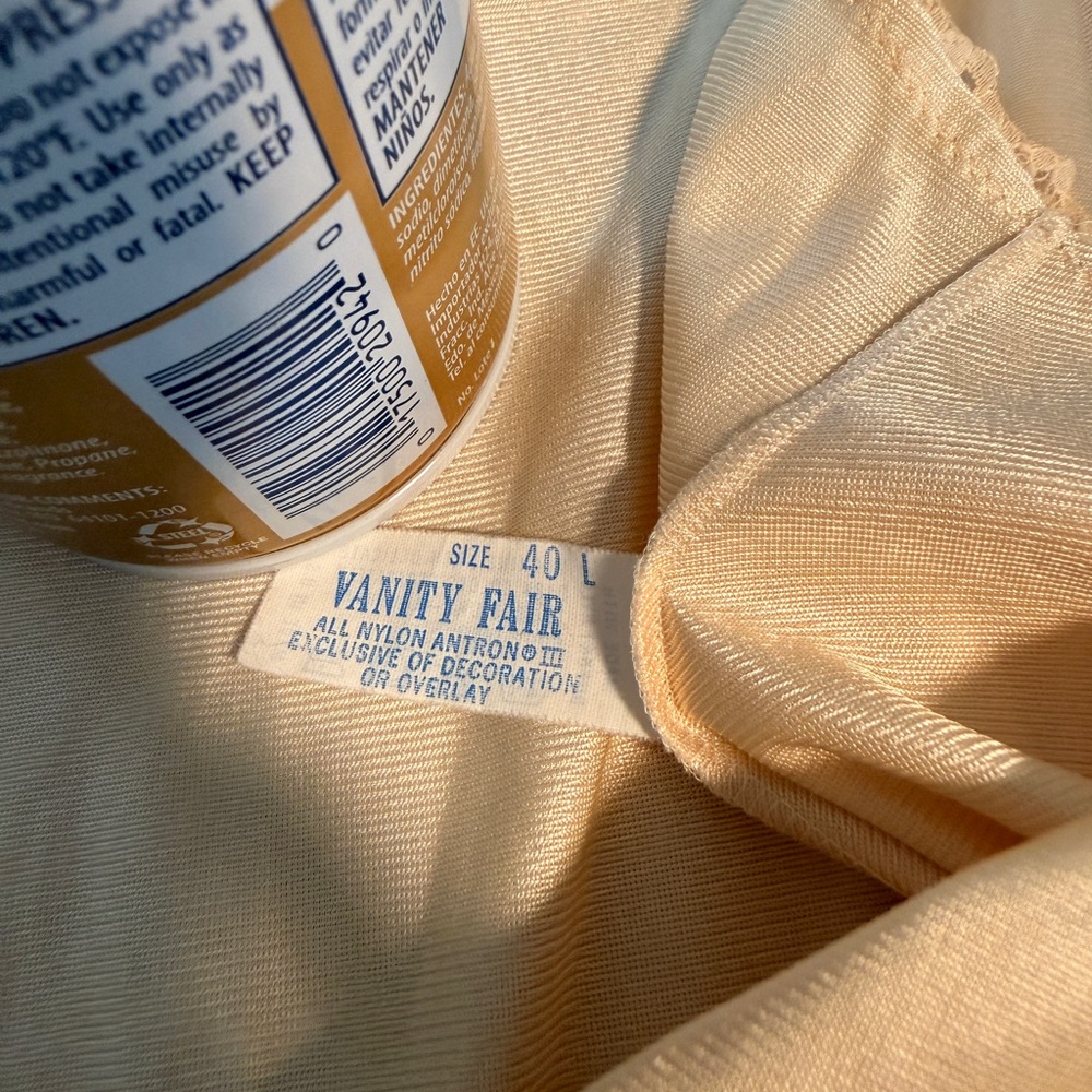 Vanity Fair Cream Slip Dress - Picture 2 of 5